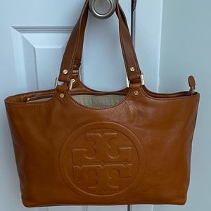 Tory Burch Bombe Leather Tote